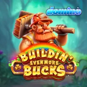 Tampilan visual slot Buildin’ Even More Bucks dengan karakter Lenny dan kru konstruksinya.