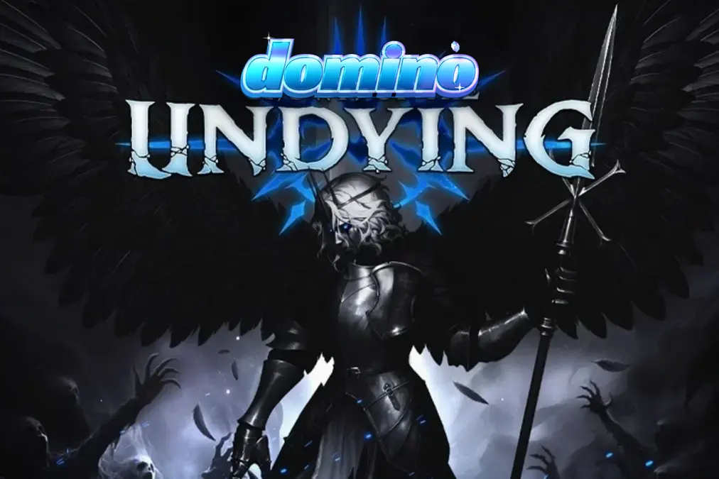 Tampilan visual slot Crown of the Undying dengan tema fantasi gelap dan simbol gotik.